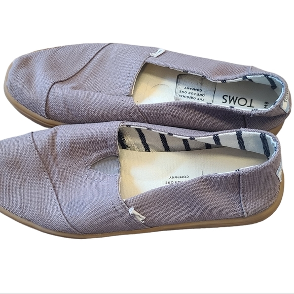 Toms Venice Classics Heritage Slip Ons Gray Comfort Shoes Mens 9 - Picture 6 of 6